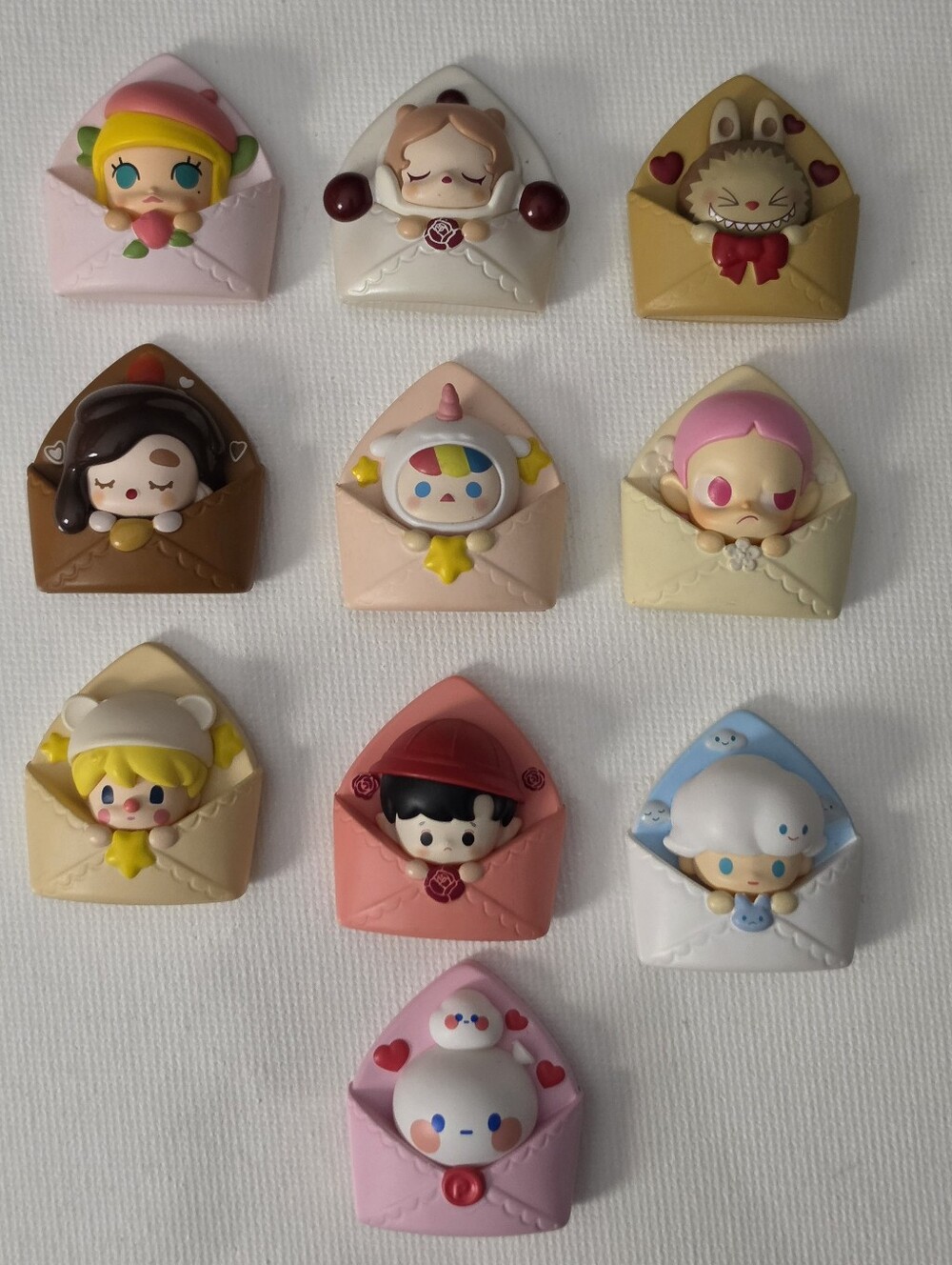 Pop Mart Set Of 10 Envelope Pop Beans